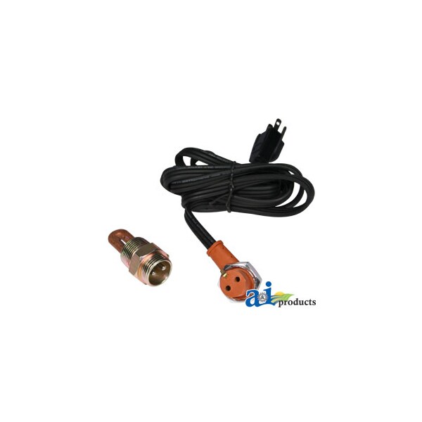 Heater, Engine Block Frost Plug w/ 3/4" NPT 4.5" x4.5" x3"